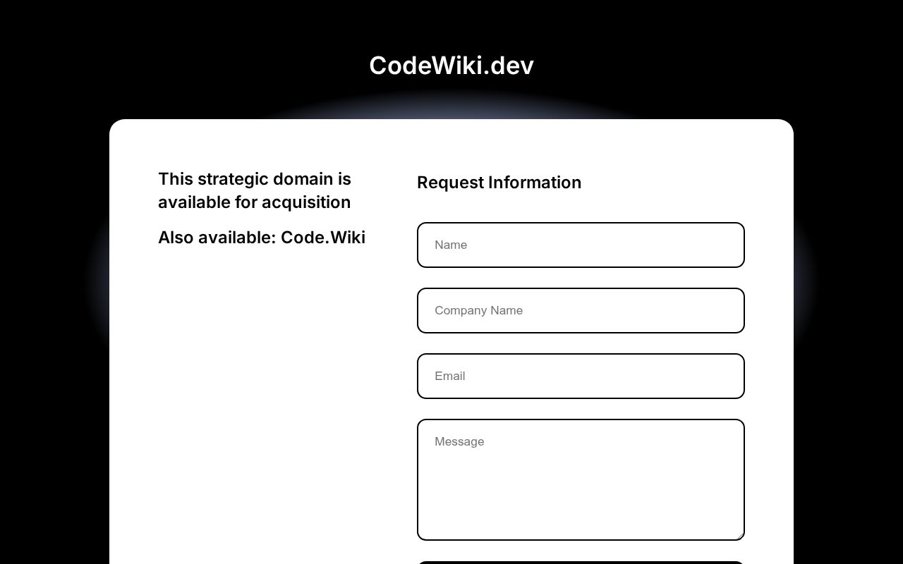 CodeWiki.dev